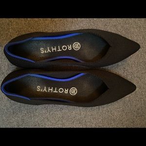 Rothy’s the point black flats